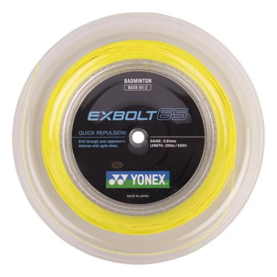 Dây Cước Căng Vợt Yonex BG EXBOLT 65 - Siêu Trợ Lực